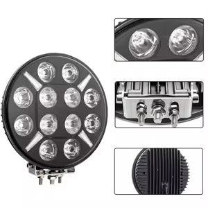 Atomic X 9 inch Spotlamp with Amber & White DRL