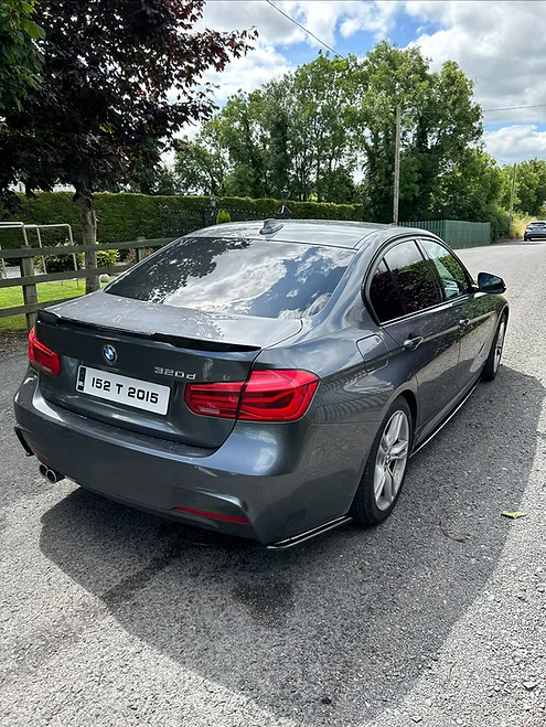 F30-f10 rear extensions gloss black