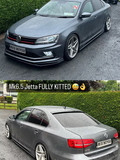 Mk6.5 Jetta lip kit front sides and rear gloss black